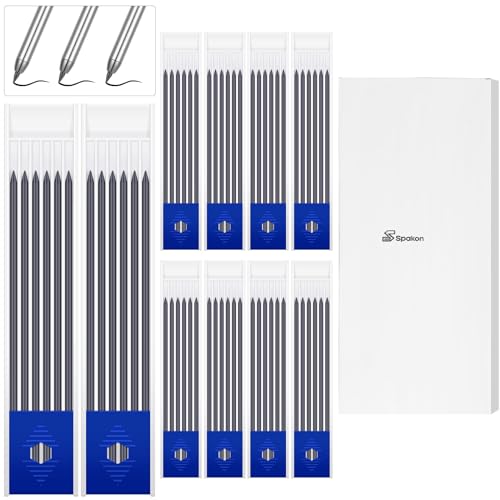 Spakon 2.8mm Black Lead Refills for Pica Carpenter Mechanical Pencils