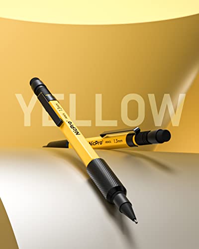 Nicpro 17PCS Mechanical Pencil Set with Leather Bag and Lead Refills