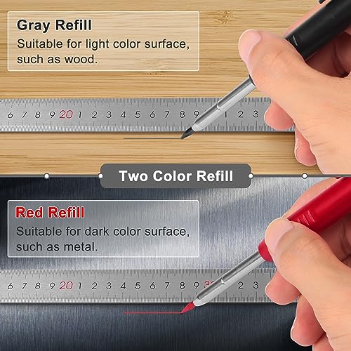 Architect's Mechanical Pencils with Refills & Sharpener - 2 Colors