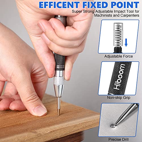 Carpenter Pencil Set: 8-Pack with Sharpener & Refills, Center Punch, Scribe Tools for Woodworking